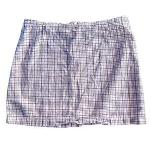 Vintage‎ Anchor blue 90s mini skirt pink plaid vintage light academia clueless